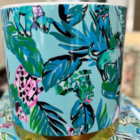 Lilly Pulitzer "Barking Up the Palm Tree" Mug - New in Box - Picture 5 of 11